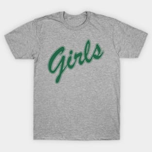 FRIENDS shirt design - "Girls" iconic logo (Green, Rachel) T-Shirt